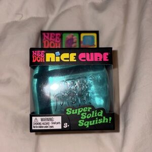 Trendy Brand New Blue Nee Doh Nice Cube Super Solid Squish🔥